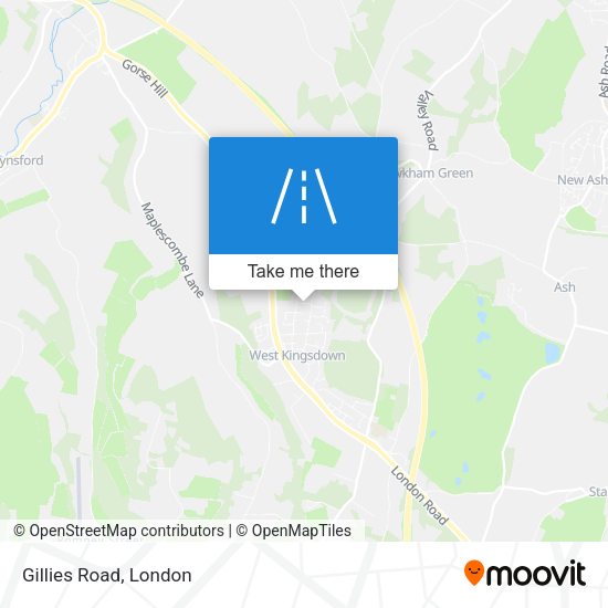 Gillies Road map
