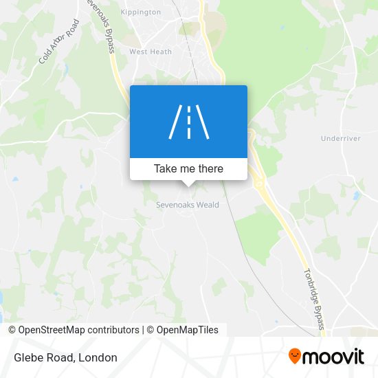 Glebe Road map