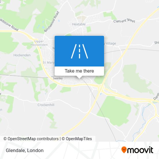 Glendale map