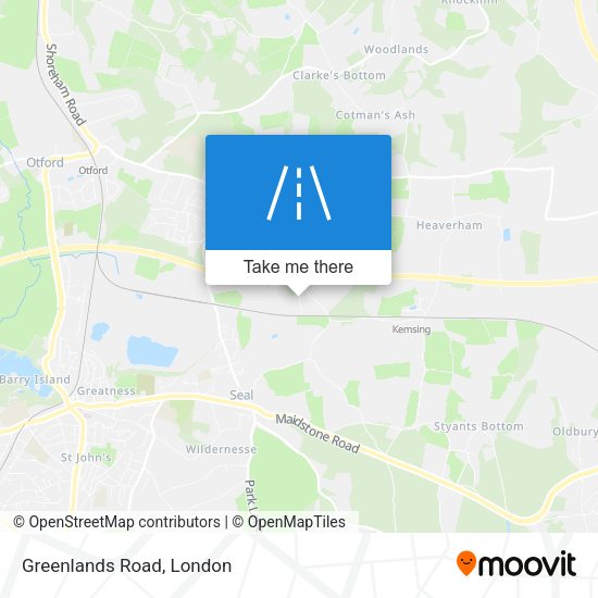 Greenlands Road map