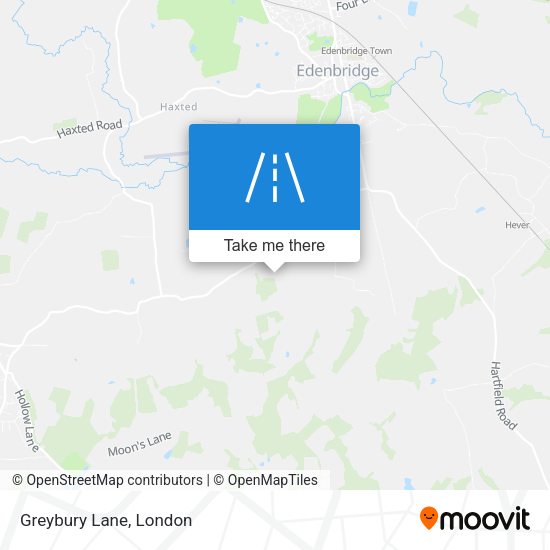 Greybury Lane map