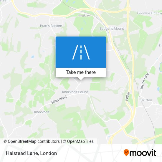 Halstead Lane map