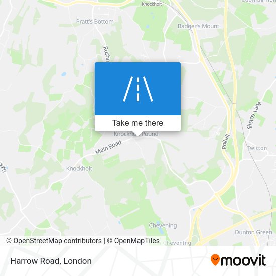 Harrow Road map