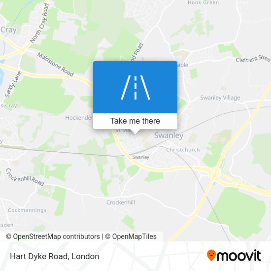 Hart Dyke Road map