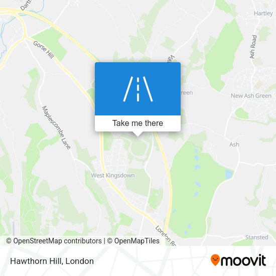 Hawthorn Hill map