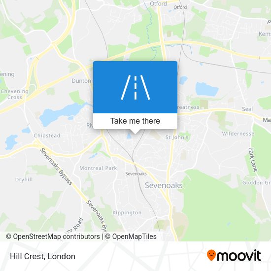 Hill Crest map