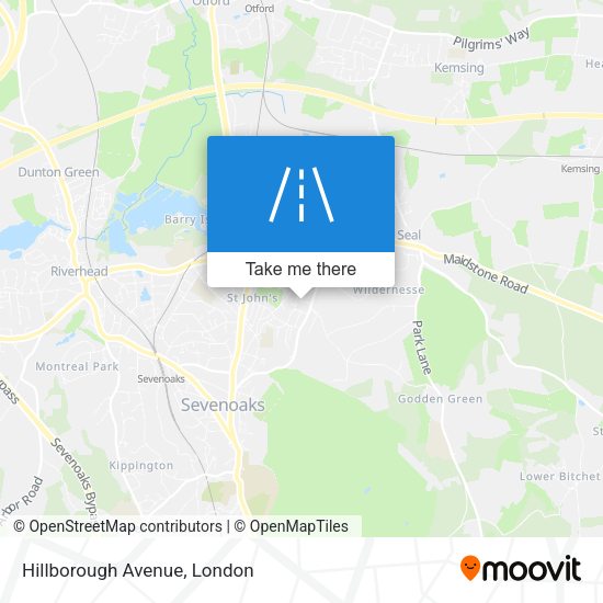 Hillborough Avenue map