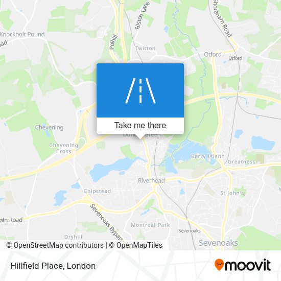 Hillfield Place map