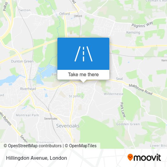 Hillingdon Avenue map