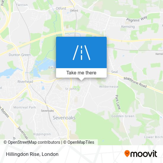 Hillingdon Rise map