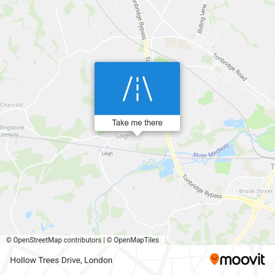 Hollow Trees Drive map