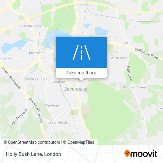 Holly Bush Lane map