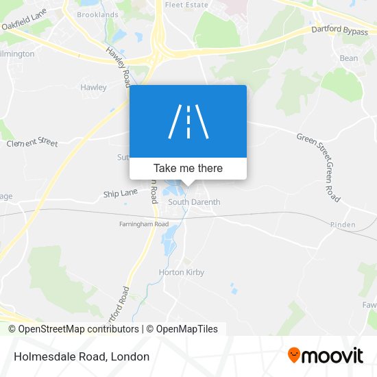 Holmesdale Road map