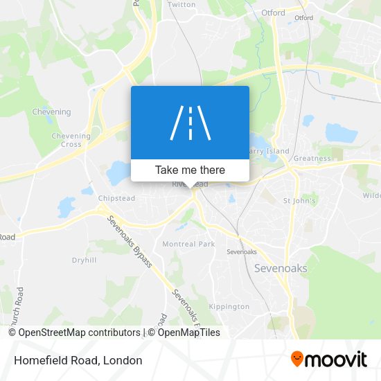 Homefield Road map