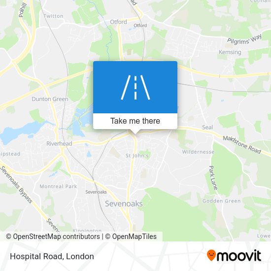 Hospital Road map