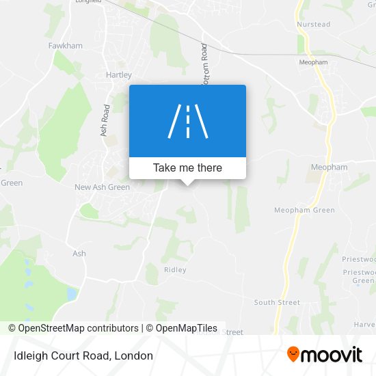 Idleigh Court Road map