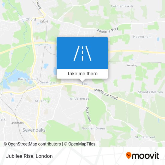 Jubilee Rise map