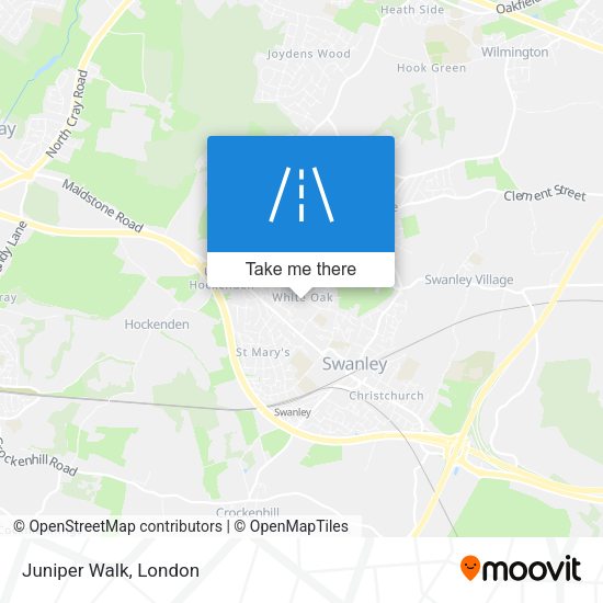Juniper Walk map