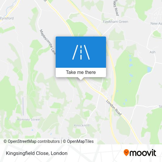 Kingsingfield Close map