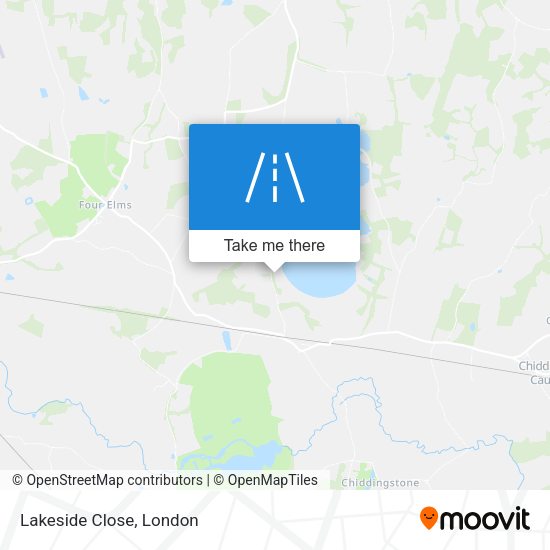 Lakeside Close map