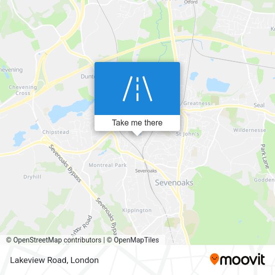 Lakeview Road map