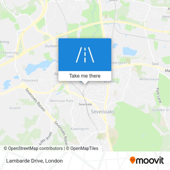 Lambarde Drive map