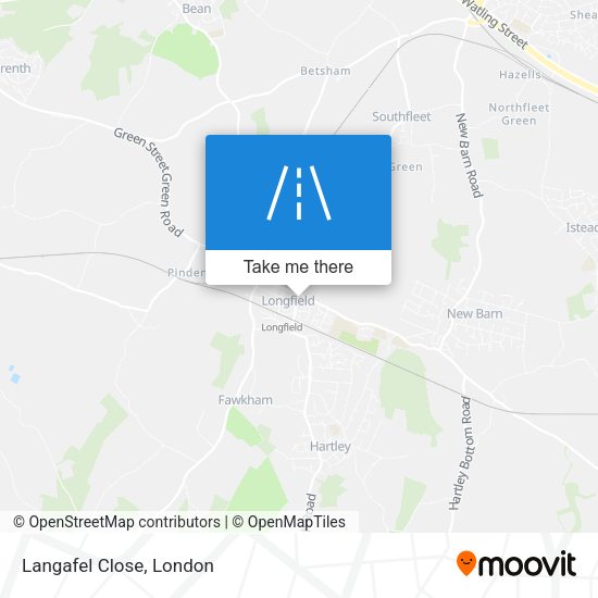 Langafel Close map