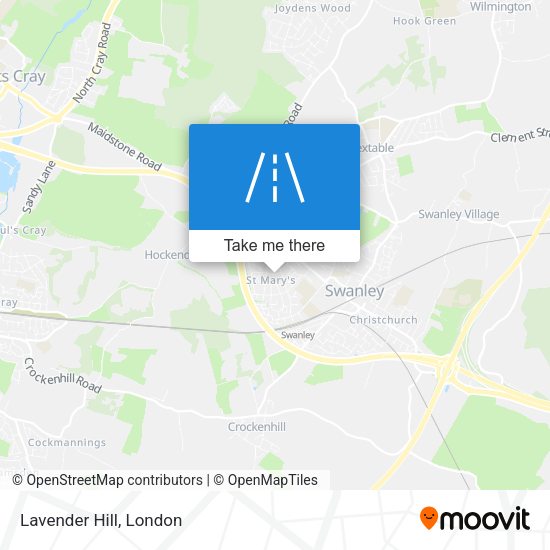 Lavender Hill map