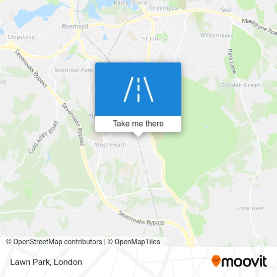 Lawn Park map