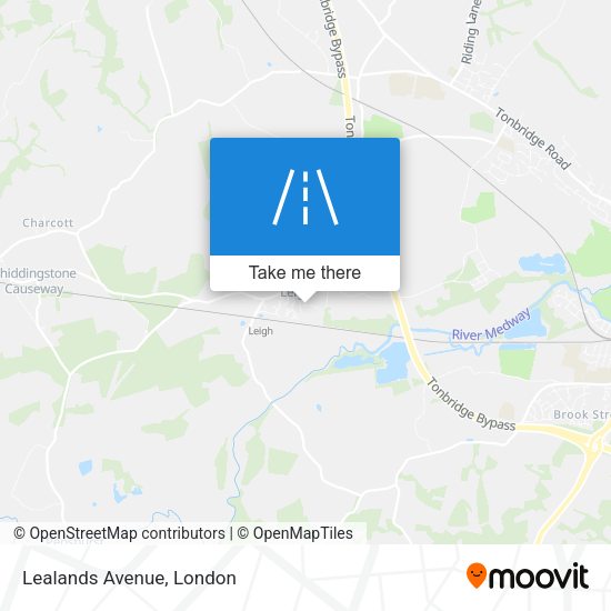Lealands Avenue map