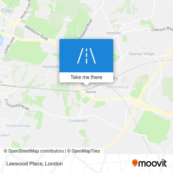 Leewood Place map