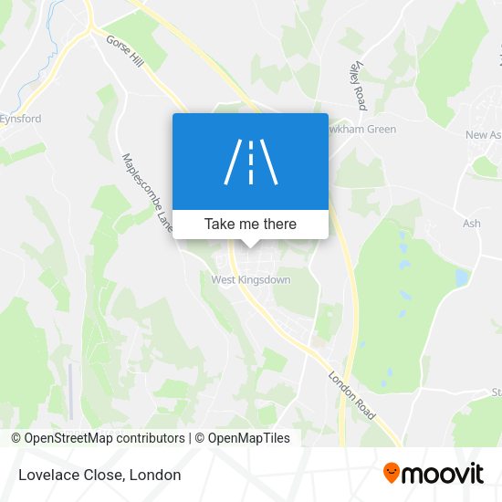 Lovelace Close map