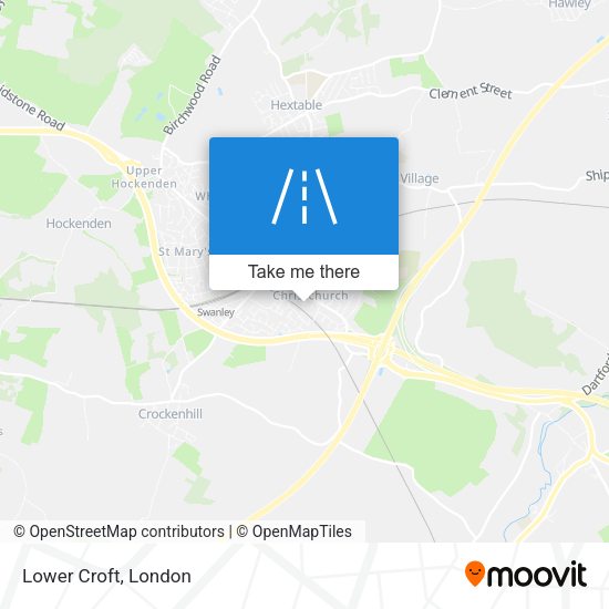 Lower Croft map