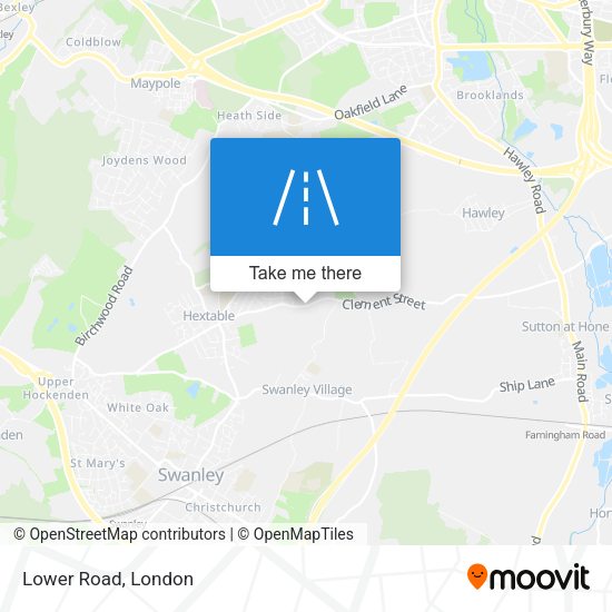 Lower Road map