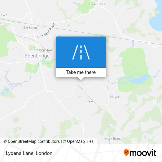 Lydens Lane map
