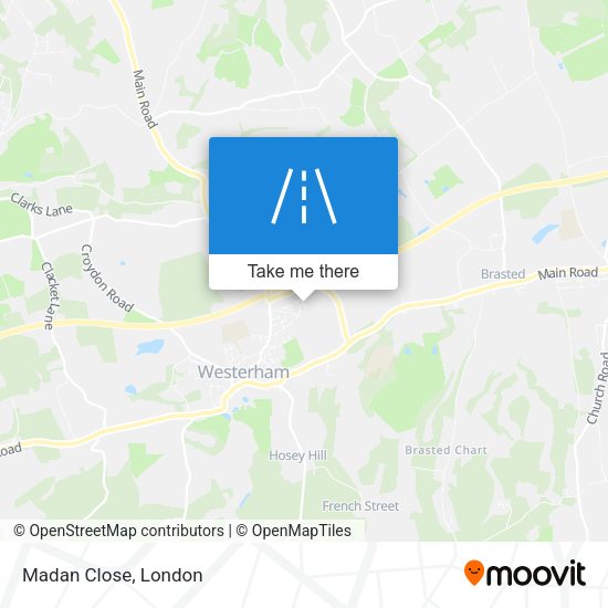 Madan Close map
