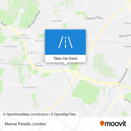 Manse Parade map
