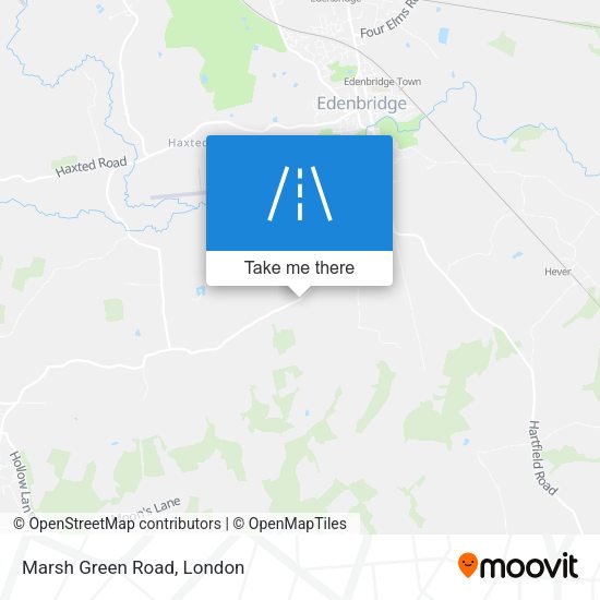 Marsh Green Road map