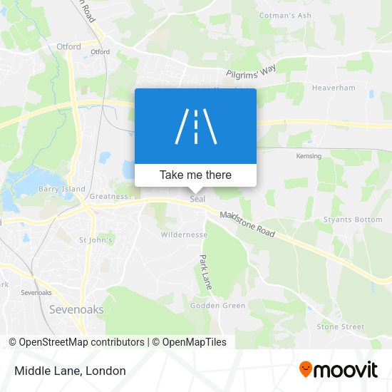 Middle Lane map