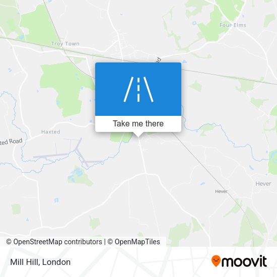 Mill Hill map