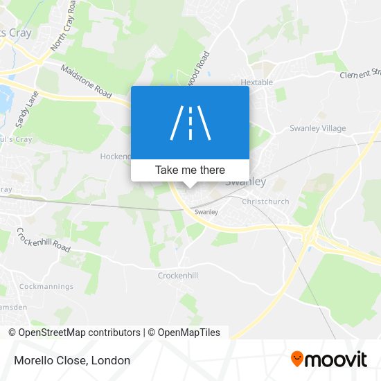 Morello Close map