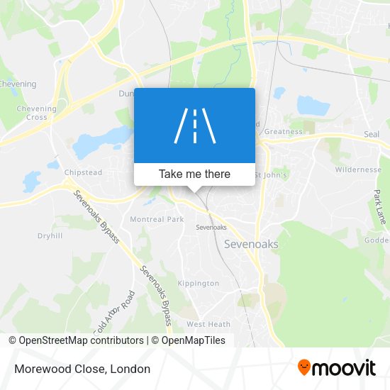 Morewood Close map