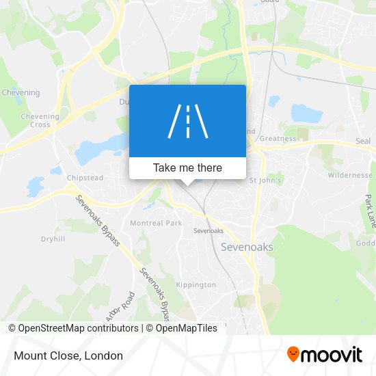 Mount Close map