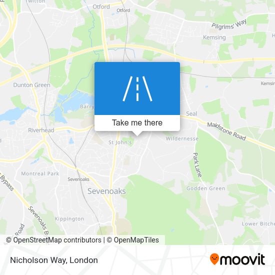 Nicholson Way map