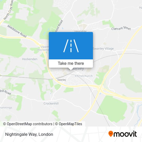 Nightingale Way map
