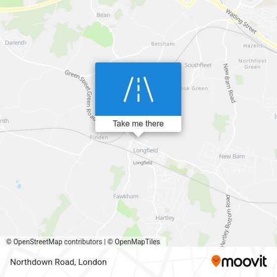 Northdown Road map