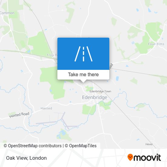Oak View map