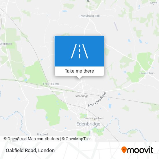 Oakfield Road map