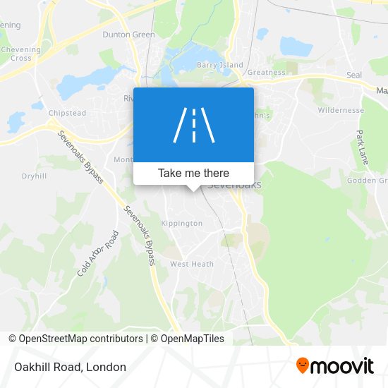 Oakhill Road map