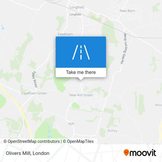 Olivers Mill map